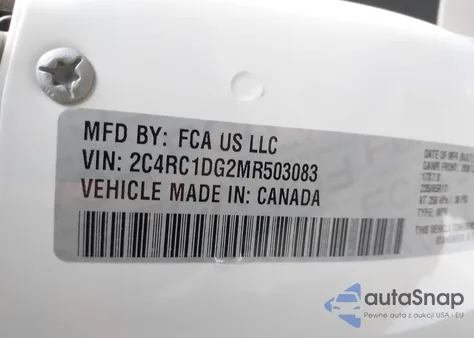 2021 Chrysler Voyager Lxi из США, поврежденный, VIN 2C4RC1DG2MR503083